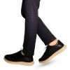 Bharasa Cow Leather StratoWalk Casual Black Shoes