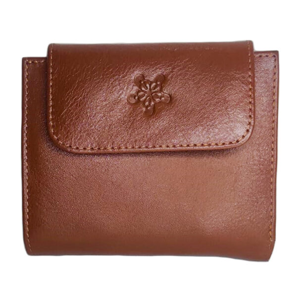 Bharasa Cow Leather Yumna Wallet Brown