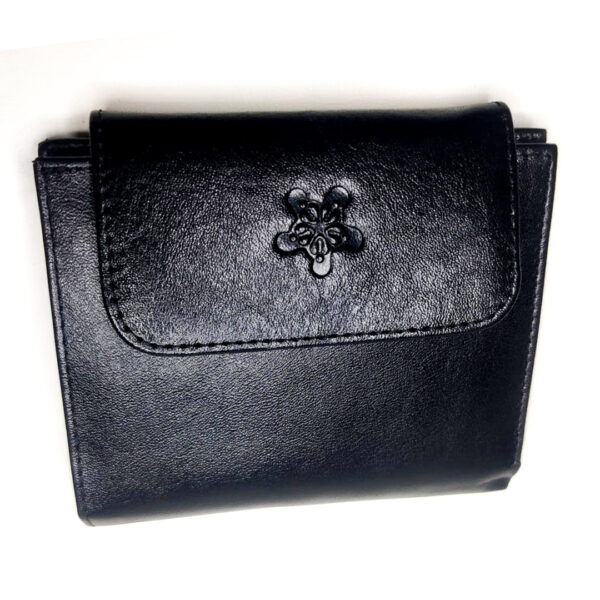 Bharasa Cow Leather Yumna Wallet Black