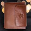 Bharasa Cow Leather Yumna Wallet Brown
