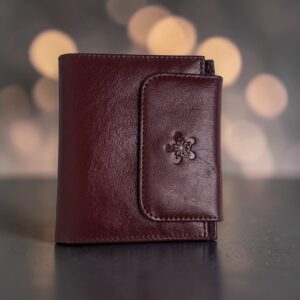 Bharasa Cow Leather Yumna Wallet Chocolate