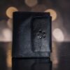 Bharasa Cow Leather Yumna Wallet Black