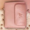 Bharasa Cow Leather Yumna Wallet Pink