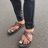 Bharasa Nuvai Cow Leather Sandals Chocolate