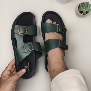 Bharasa Cow Leather Verdex Sandals